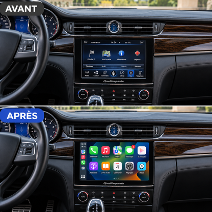 Boîtier CarPlay Maserati (2013-2017) - Sans Fil - Android Auto