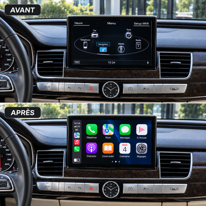 Boîtier CarPlay Audi A8 (2010-2017) - Sans Fil - Android Auto