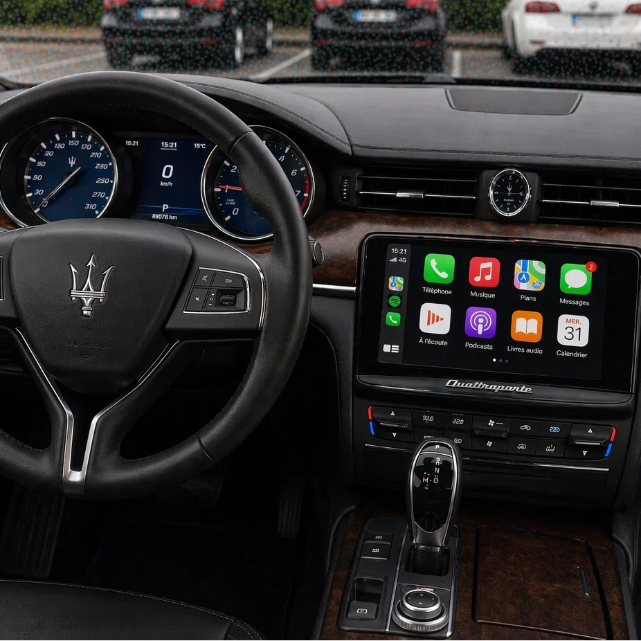 Apple CarPlay Maserati 2013-2017 - Sans Fil & Android Auto AutoDetail