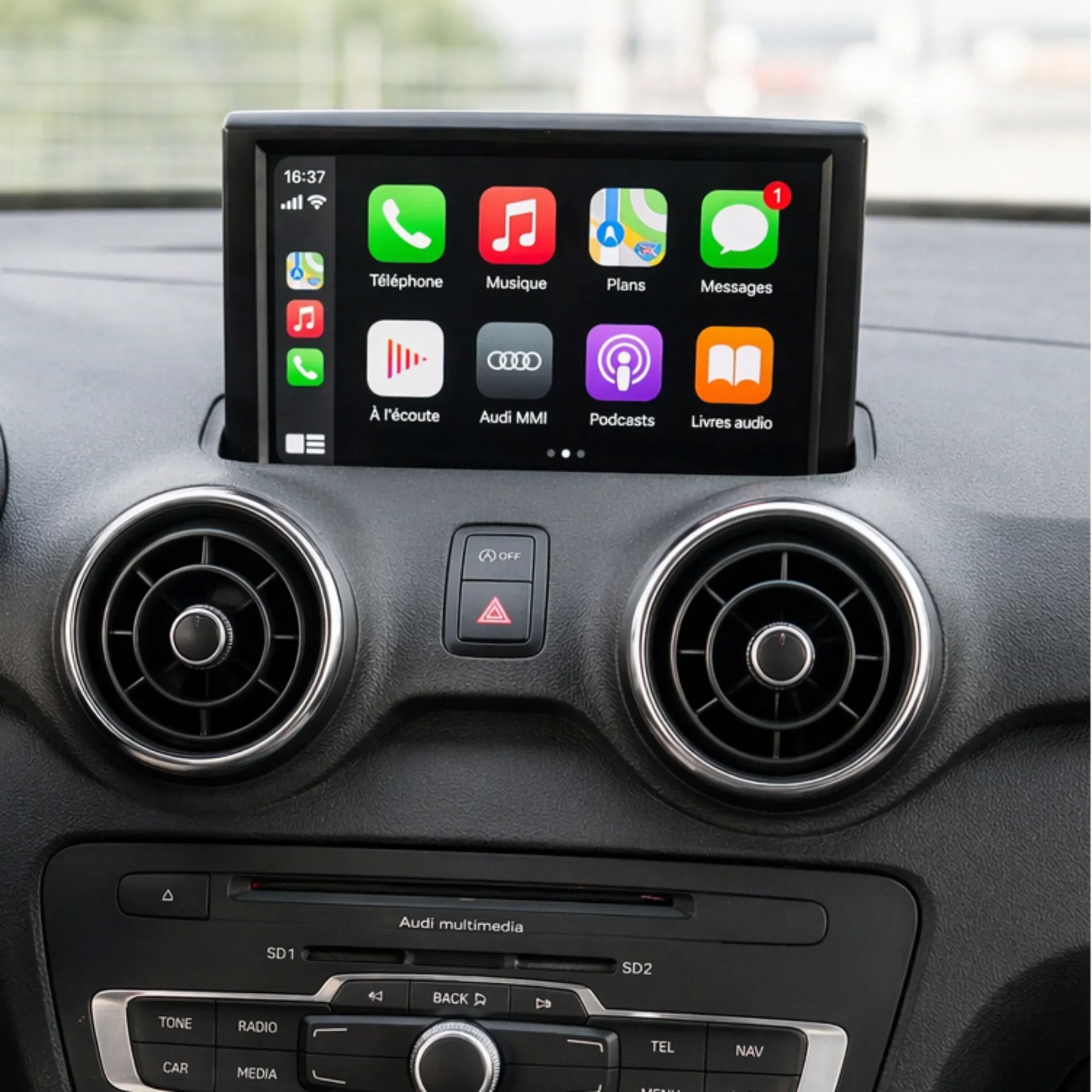 Apple CarPlay Audi A1 Q3 2013-2018 - Sans Fil & Android Auto AutoDetail