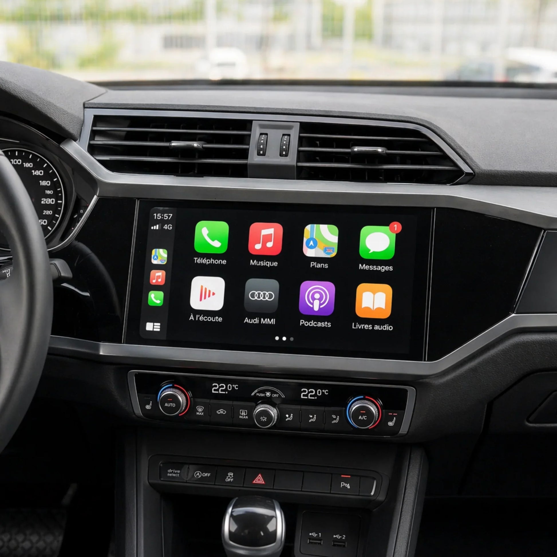 Apple CarPlay Audi A1 Q3 2013-2018 - Sans Fil & Android Auto AutoDetail