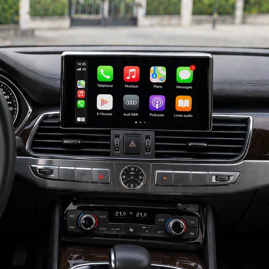 Apple CarPlay Audi A8 2010-2017 - Sans Fil & Android Auto AutoDetail