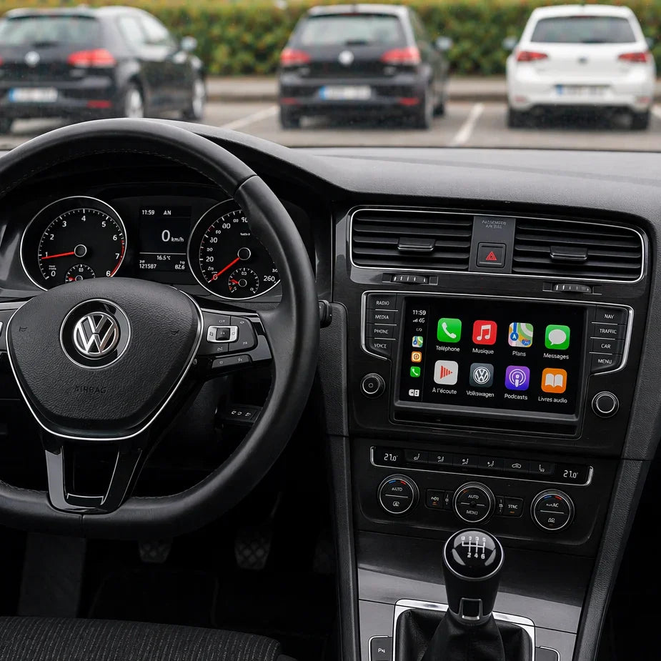 Apple CarPlay Volkswagen Seat Skoda 2013-2021 - Sans Fil & Android Auto AutoDetail