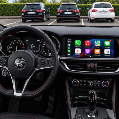 Boîtier CarPlay Alfa Romeo (2014-2019) - Sans Fil - Android Auto