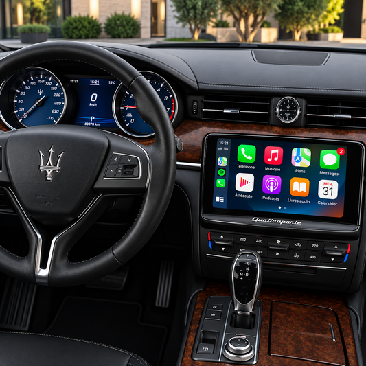 Boîtier CarPlay Maserati (2013-2017) - Sans Fil - Android Auto
