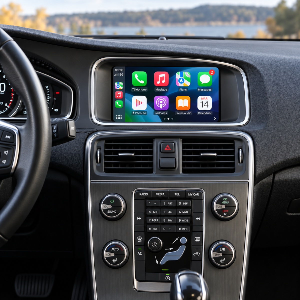 Boîtier CarPlay Volvo (2015-2019) - Sans Fil - Android Auto