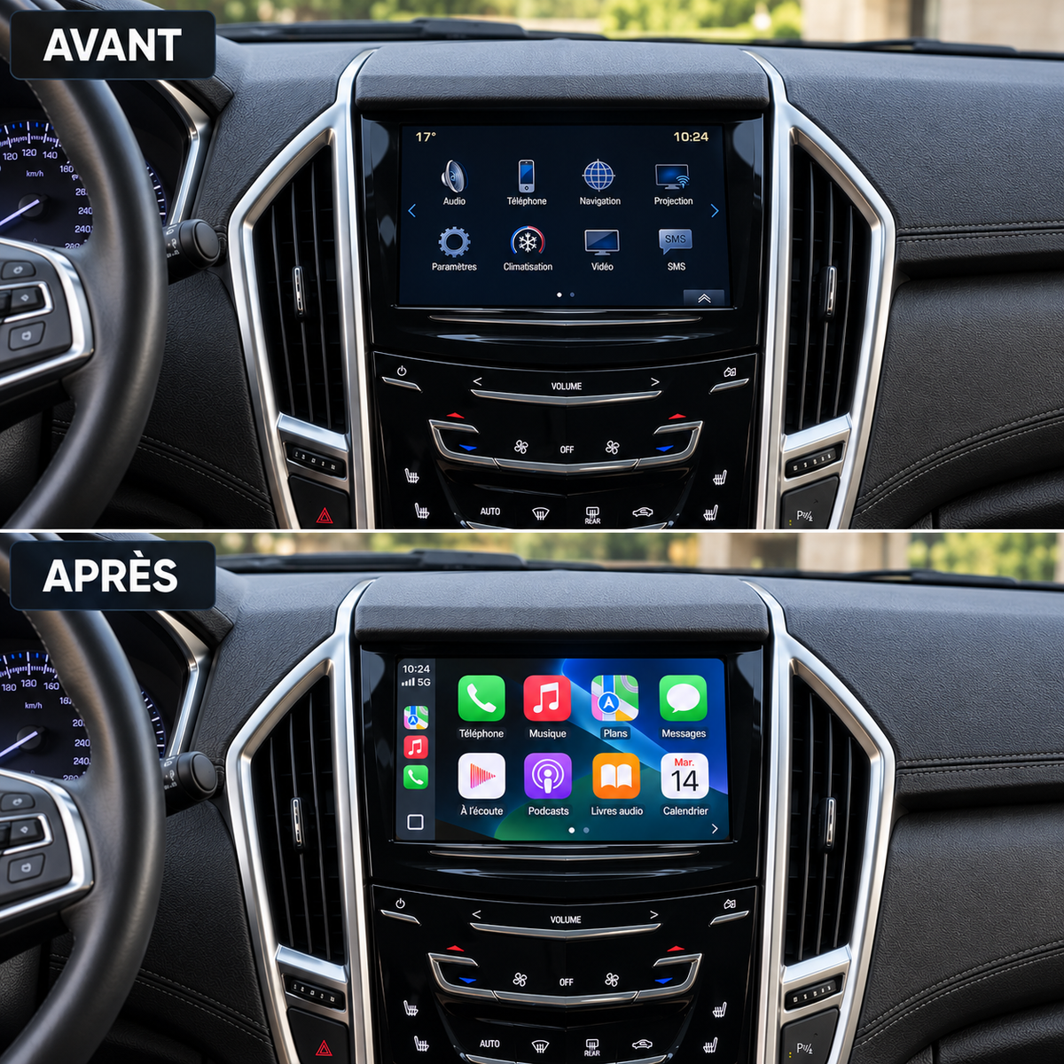 Boîtier CarPlay Chevrolet/Cadillac (2012-2020) - Sans Fil - Android Auto