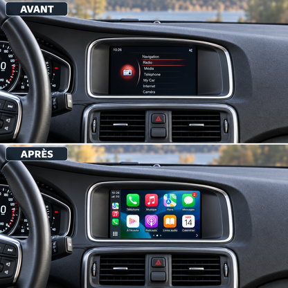 Boîtier CarPlay Volvo (2015-2019) - Sans Fil - Android Auto