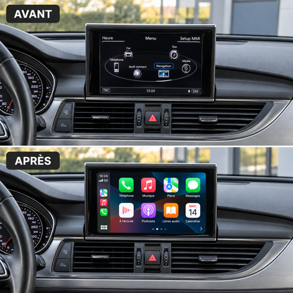 Boîtier CarPlay Audi A6 A7 (2009-2018) - Sans Fil - Android Auto