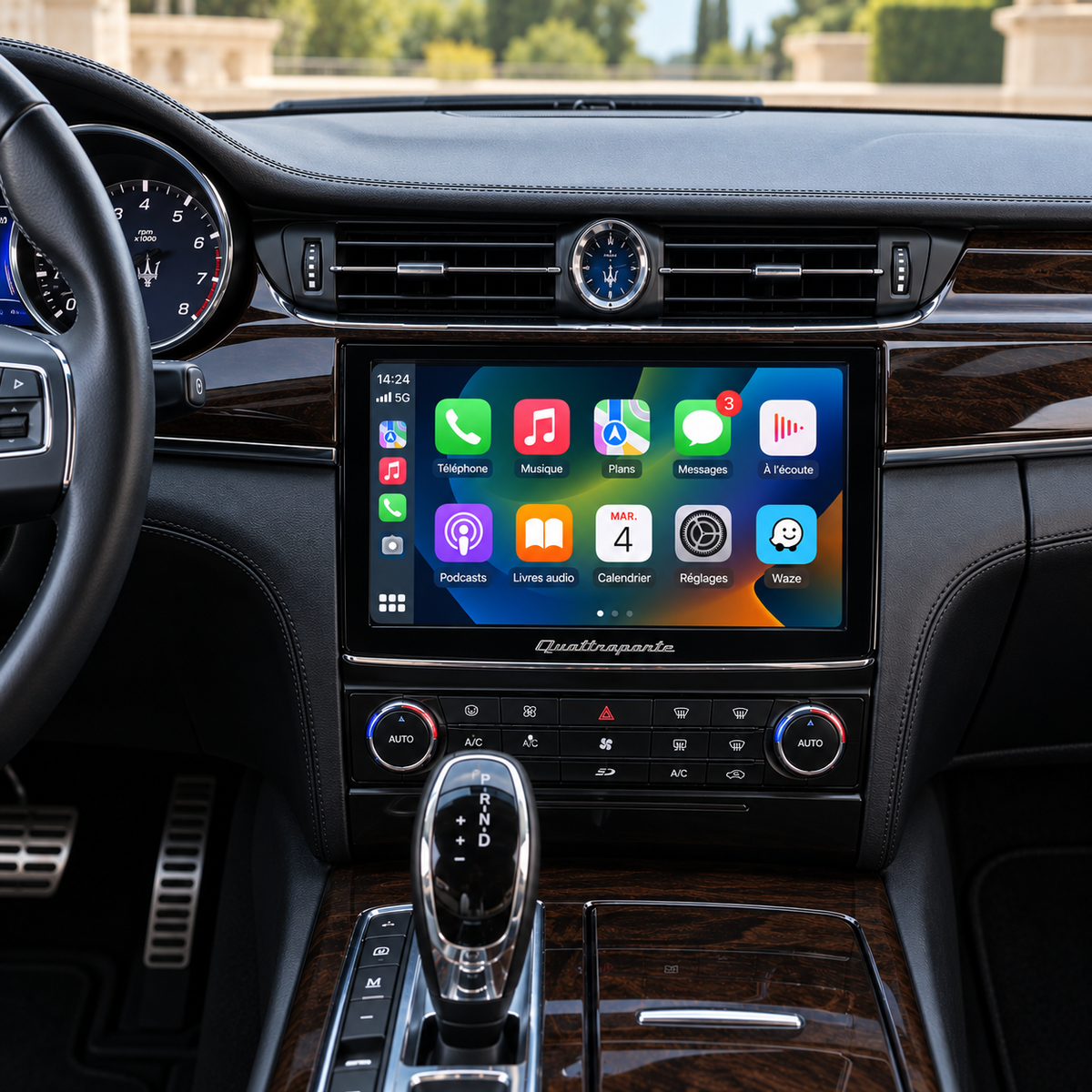 Boîtier CarPlay Maserati (2013-2017) - Sans Fil - Android Auto