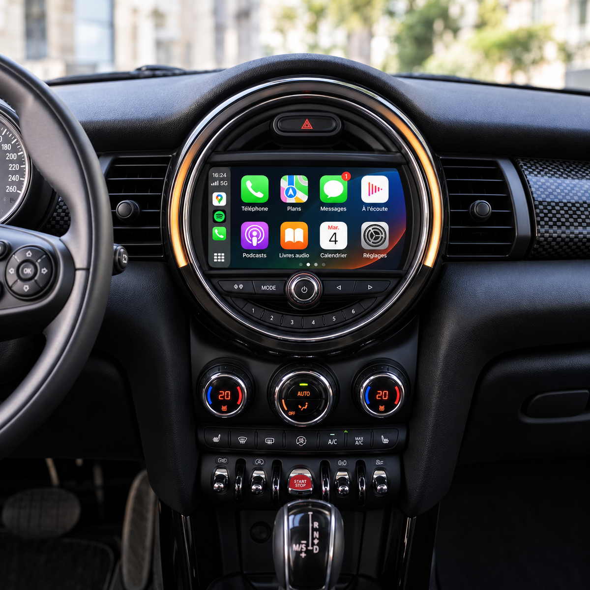 Boîtier CarPlay MINI (2013-2017) - Sans Fil - Android Auto