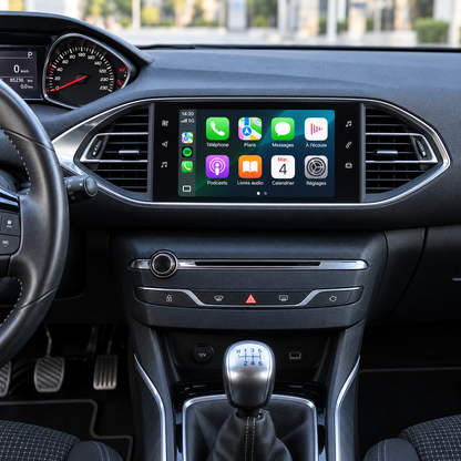 Boîtier CarPlay Peugeot/Citroën/DS (2005-2026) - Sans Fil - Android Auto