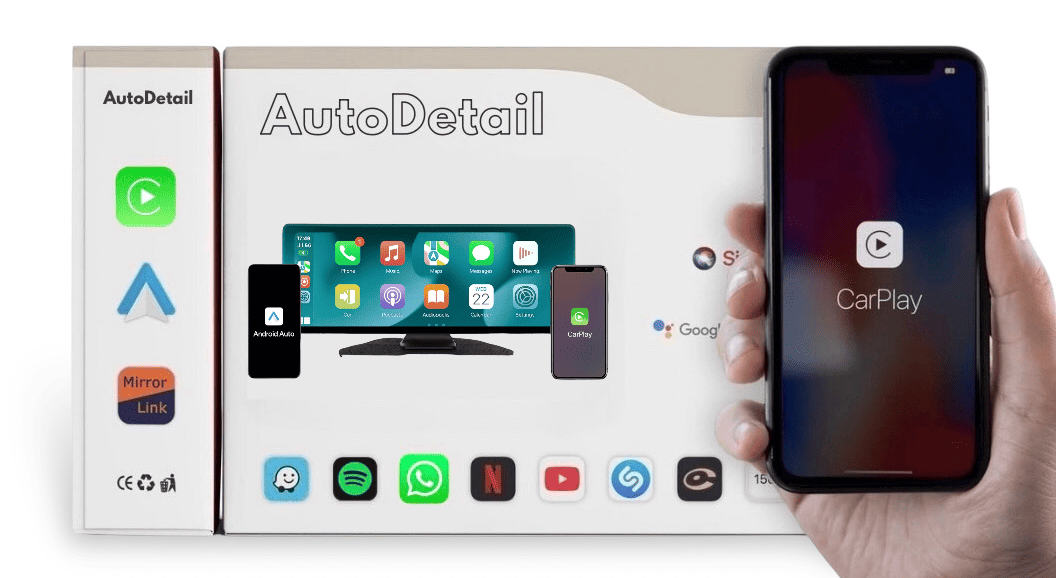 écran Universel Apple CarPlay & Android Auto | AutoDtail