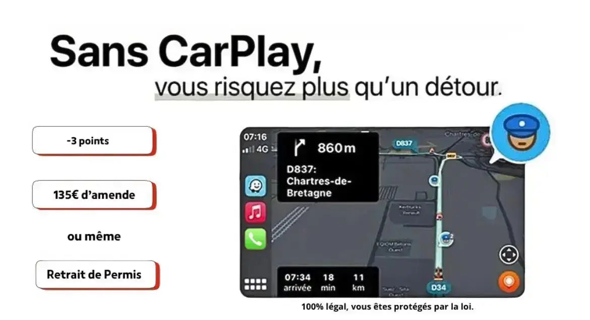 Avantage du CarPlay sur son véhicule, légalité et utilité.
