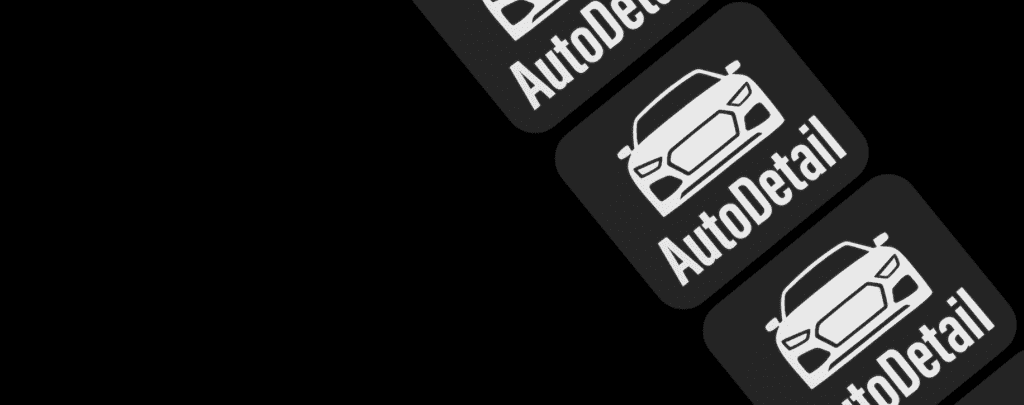 Bannière affichant le nom de la marque AutoDetail