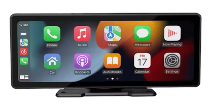 Apple CarPlay affiché sur l’écran d’une voiture.