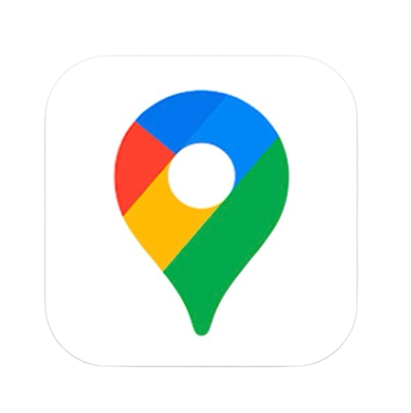 Logo Google Maps – application compatible avec CarPlay