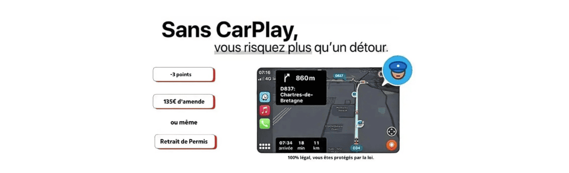 Avantage du CarPlay sur son véhicule, légalité et utilité.