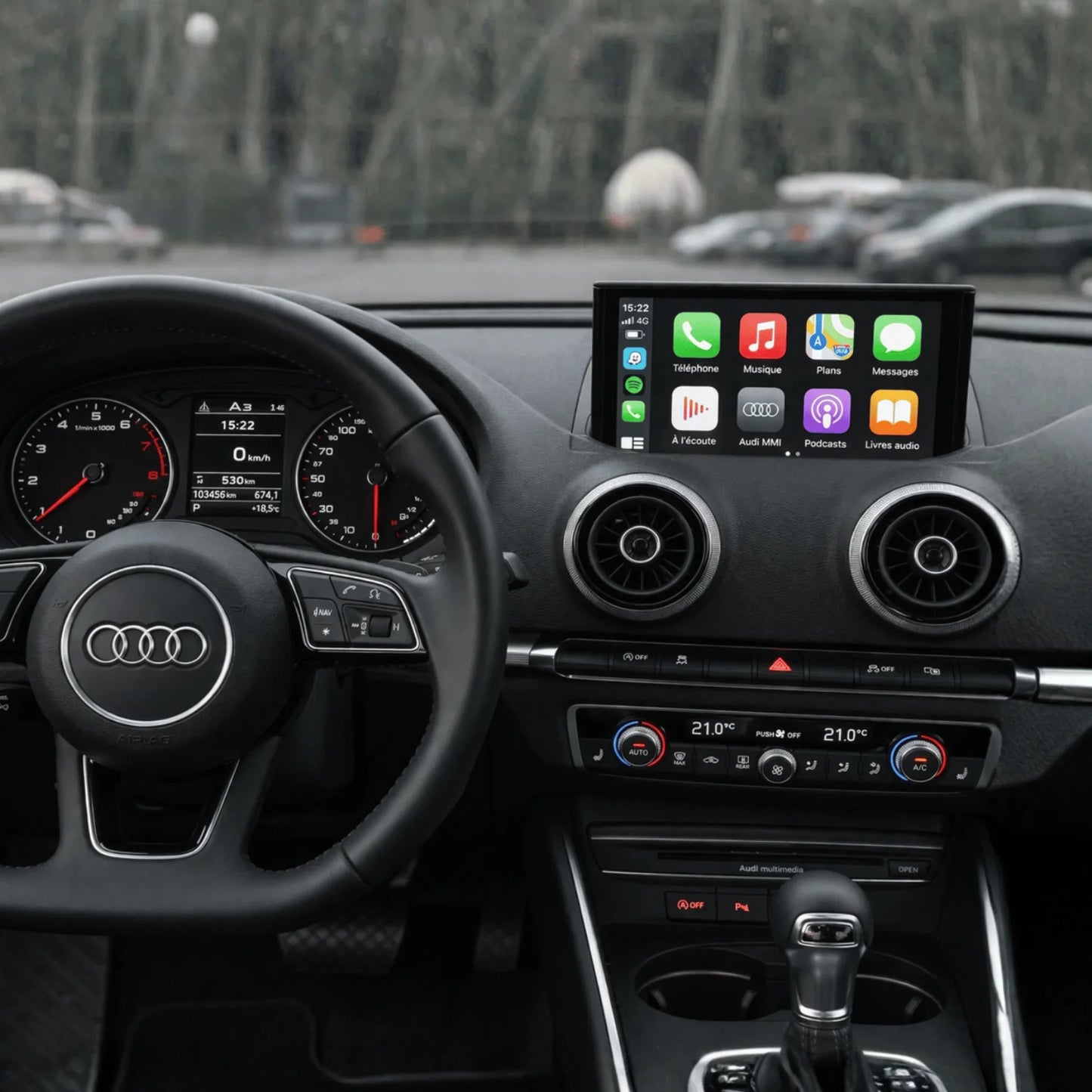 Apple CarPlay Audi A3 2012-2025 - Sans Fil & Android Auto Autodetail