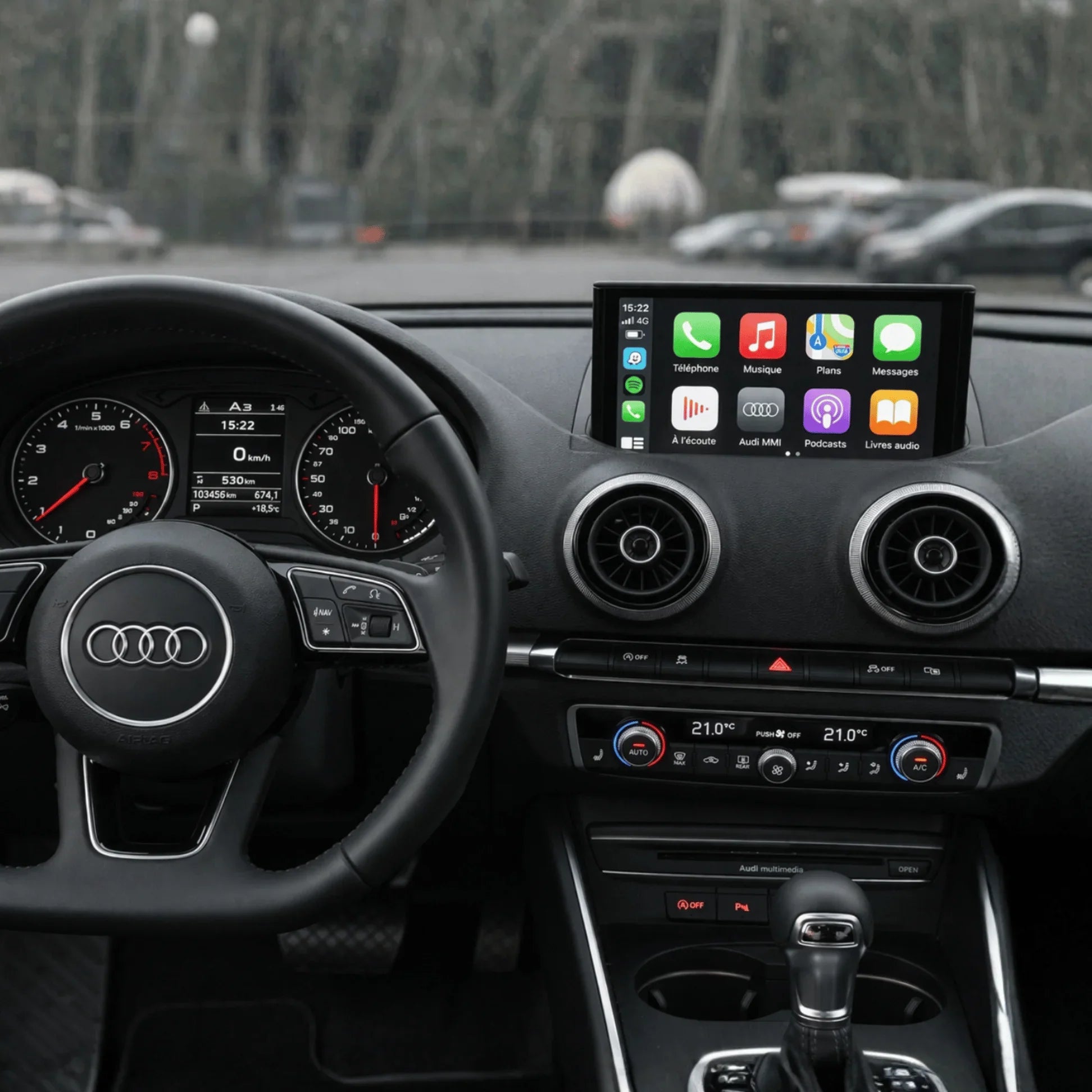 Apple CarPlay Audi A3 2012-2025 - Sans Fil & Android Auto Autodetail