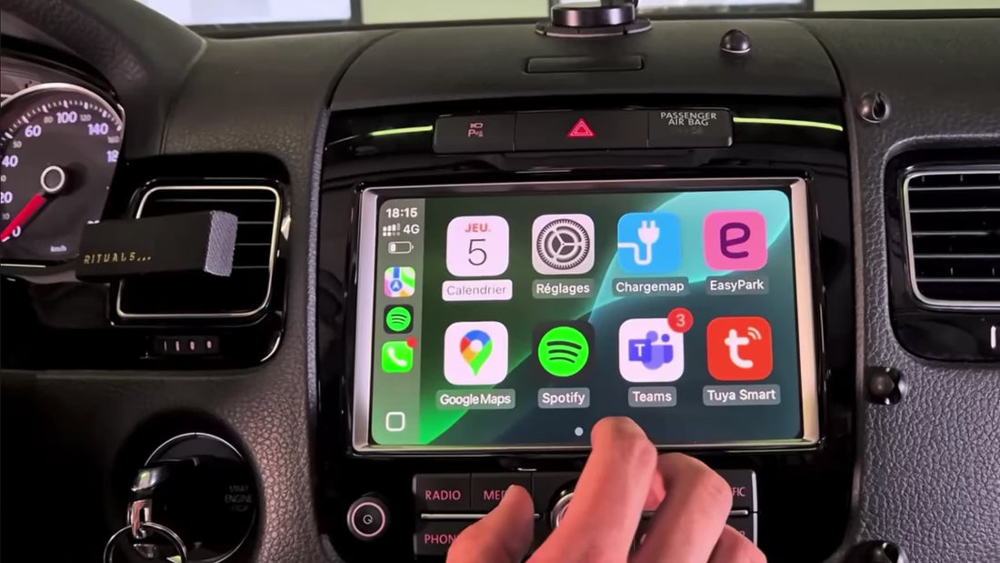 Vidéo tutoriel installation Carplay sur Touareg avec explications simples